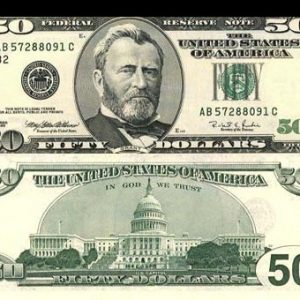 United States Dollars $50 Bills